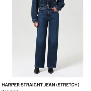 AGOLDE Harper Straight Jean in Echo - like new!